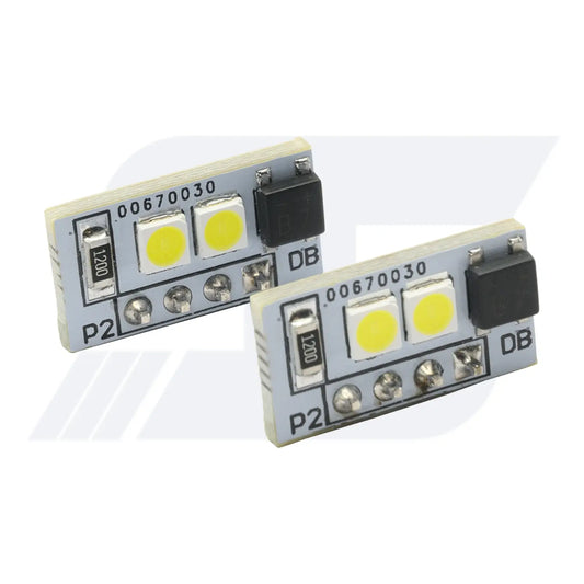 2PCS LED AUDI Interior Ambient Footwell Door Panel Light Replacement Module