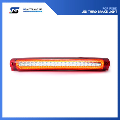 Red Lens F1 Style Strobe LED Third Brake Light For 1997-2003 Ford F150, etc. - NS Auto Lighting
