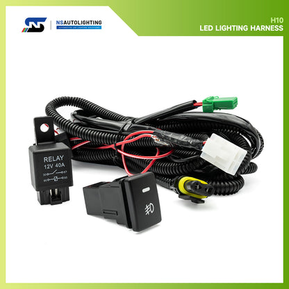 Kit de faisceau de câbles pour feux antibrouillard H10 H12 pour Toyota Tundra, Toyota Tacoma, etc.