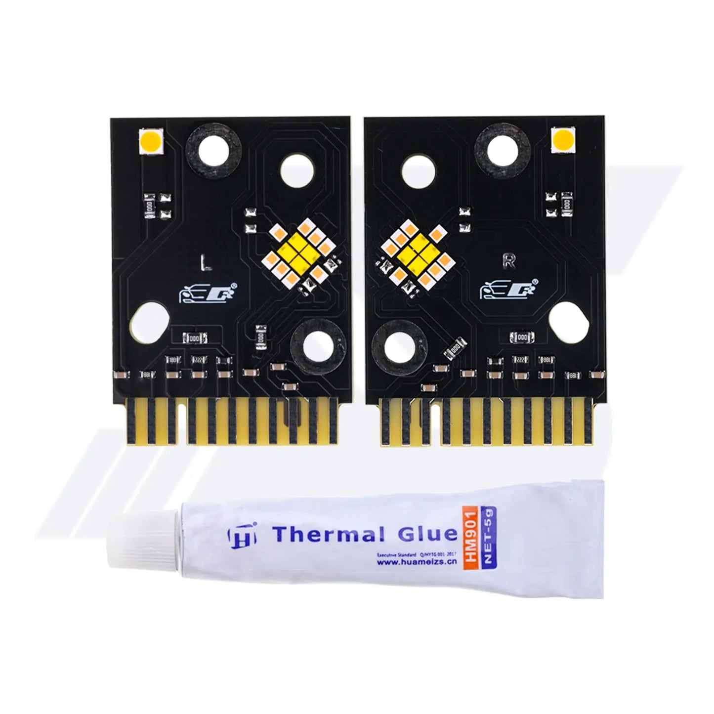 CSL Style Yellow Adaptive Headlight DRL Module Set for 2023+ BMW G87 G42