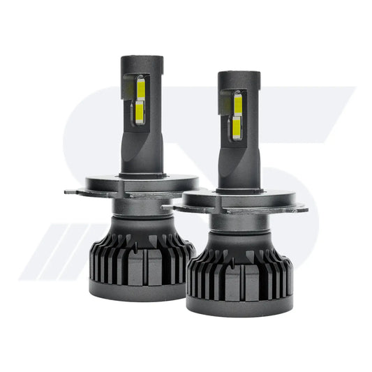 CANBUS LED White H4 H19 Headlight High Low Beam Bulbs