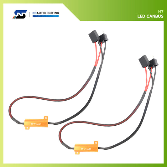 H7 Socket 50W 6OHM LED CANBUS Headlight Load Resistor - NS Auto Lighting