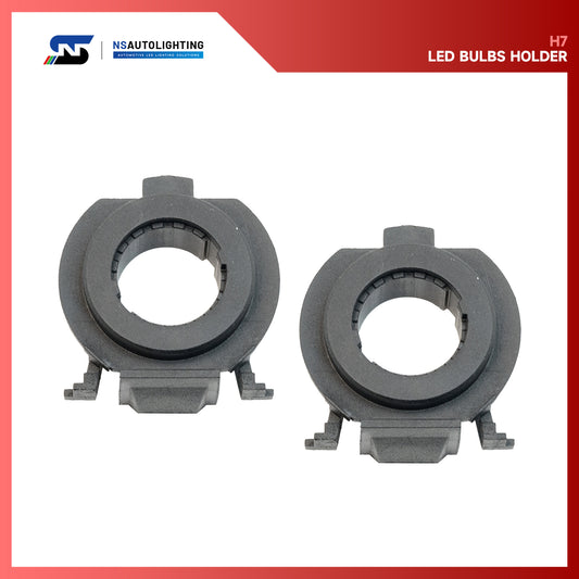 H7 LED Headlight Bulb Retainers For Fiat 500, etc. - NS Auto Lighting