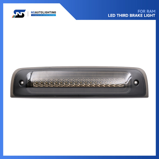 Smoked Lens F1 Style Strobe LED Third Brake Light For 2009-2018 Dodge Ram - NS Auto Lighting