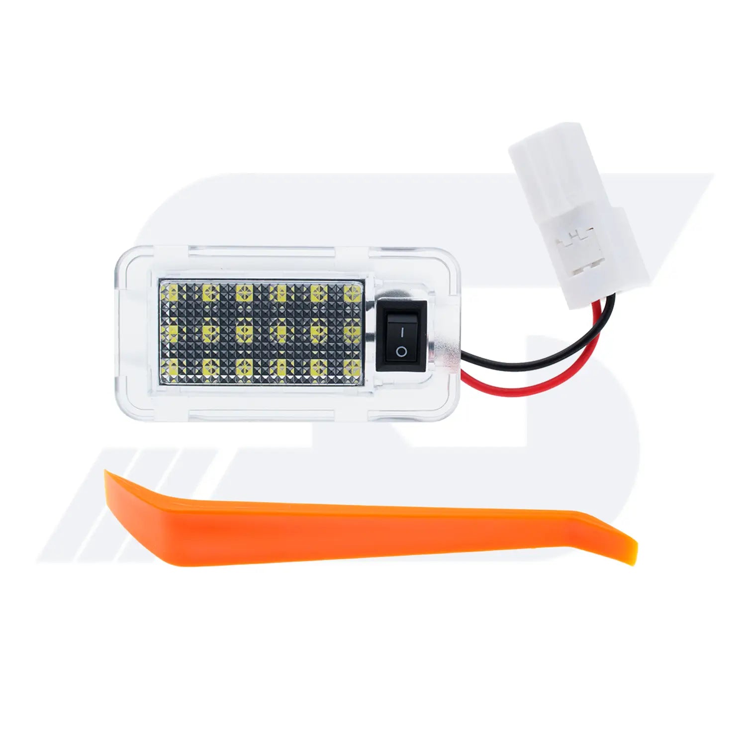 Xenon White LED Inteior Trunk Cargo Area Light w/ Switch for 2010-2019 Lexus RX450h, etc.