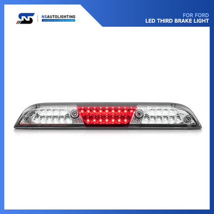 Clear Lens F1 Style Strobe LED Third Brake Light For 2015-2020 Ford F150, etc. - NS Auto Lighting