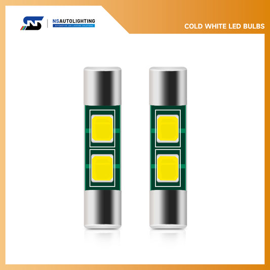 20mm 2835 Festoon LED Sun Visor Vanity Mirror Light Bulbs For 2004-2013 Nissan Titan, etc. - NS Auto Lighting