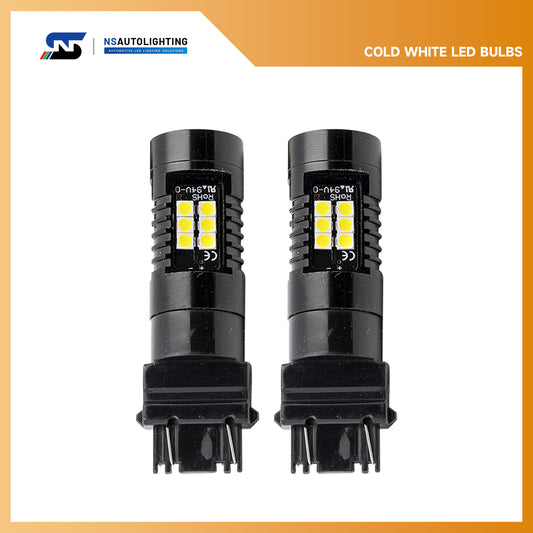 3157 T25 LED Daytime Running Light Bulb for 2011-2013 Jeep Grand Cherokee WK2 Compass 3156 3056 3057 Super Bright DRL Bulb with Projector 7000K Xenon White