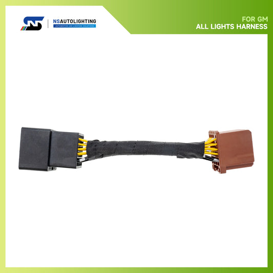 Kabelbaumadapter für Nebelscheinwerfer „Always On“ – Alle Lichter modifiziert für Chevrolet Silverado 1500, 2500HD, 3500HD usw. (2014–2023).