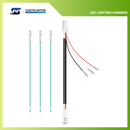 4th Brake Rear Brake Reflector Light Plug and Play Wiring Harness For 2015-2019 Subaru Legacy, Subaru Outback