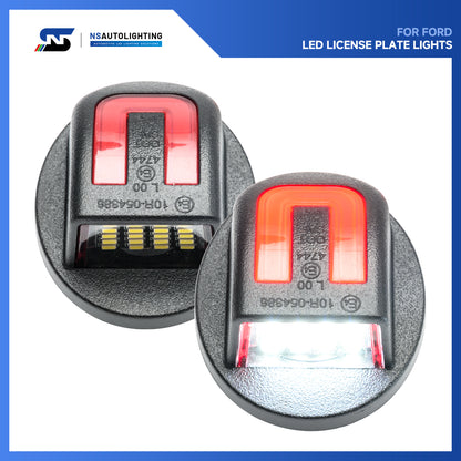 OLED U-Shaped License Plate Lights For 1980-2014 Ford F-150, etc. - NS Auto Lighting