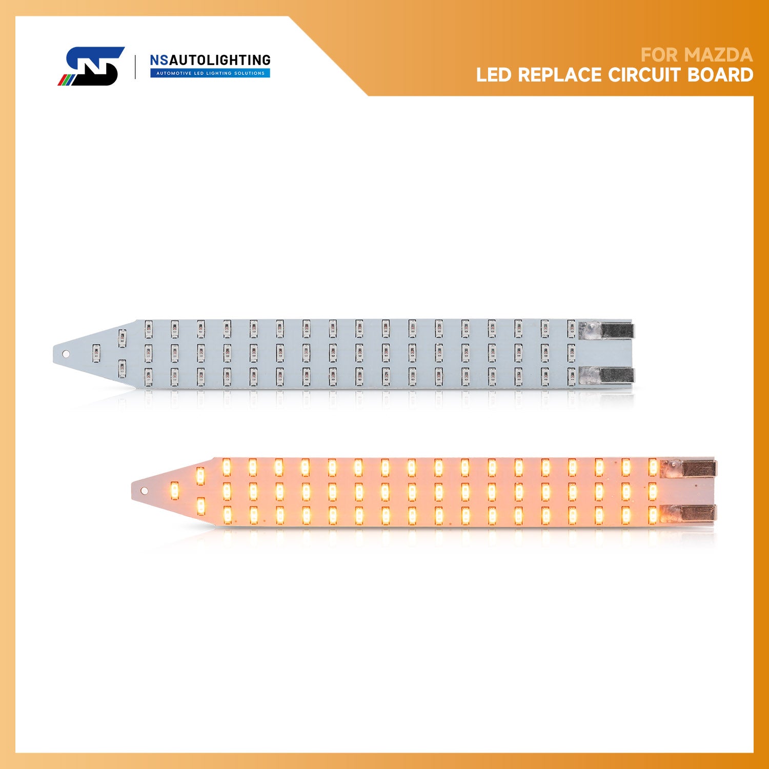 Sequential Amber LED Rear Turn Signal Light Circuit Boards For 2016-up Mazda Miata MX-5 - NS Auto Lighting