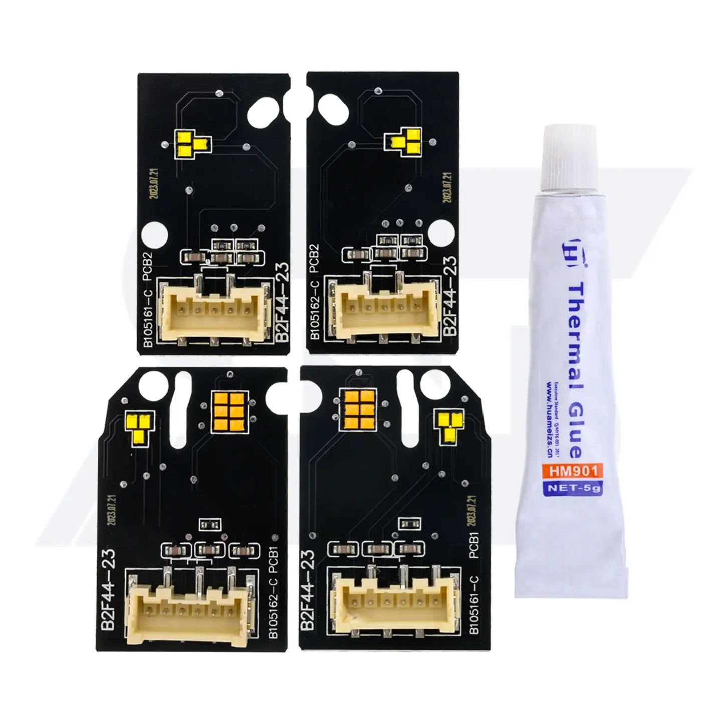 CSL-Style Yellow LED Headlight DRL Module Set for 2020-2024 BMW F44