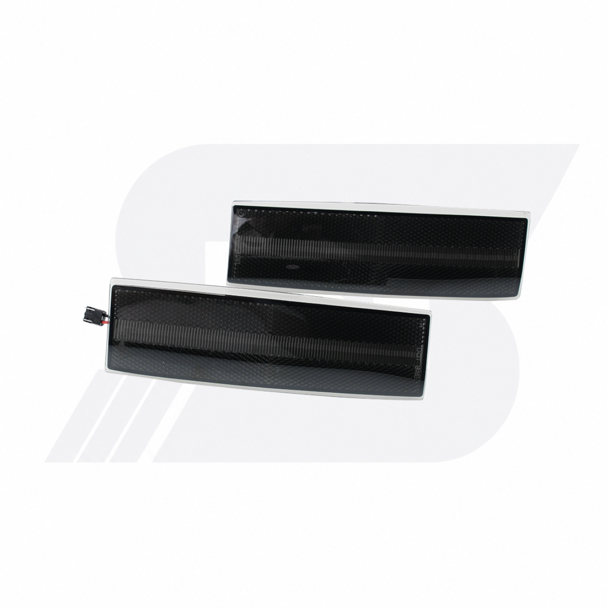 Feux de clignotants de rétroviseur de remorquage à LED à lentille fumée pour Dodge Ram 2010-2023