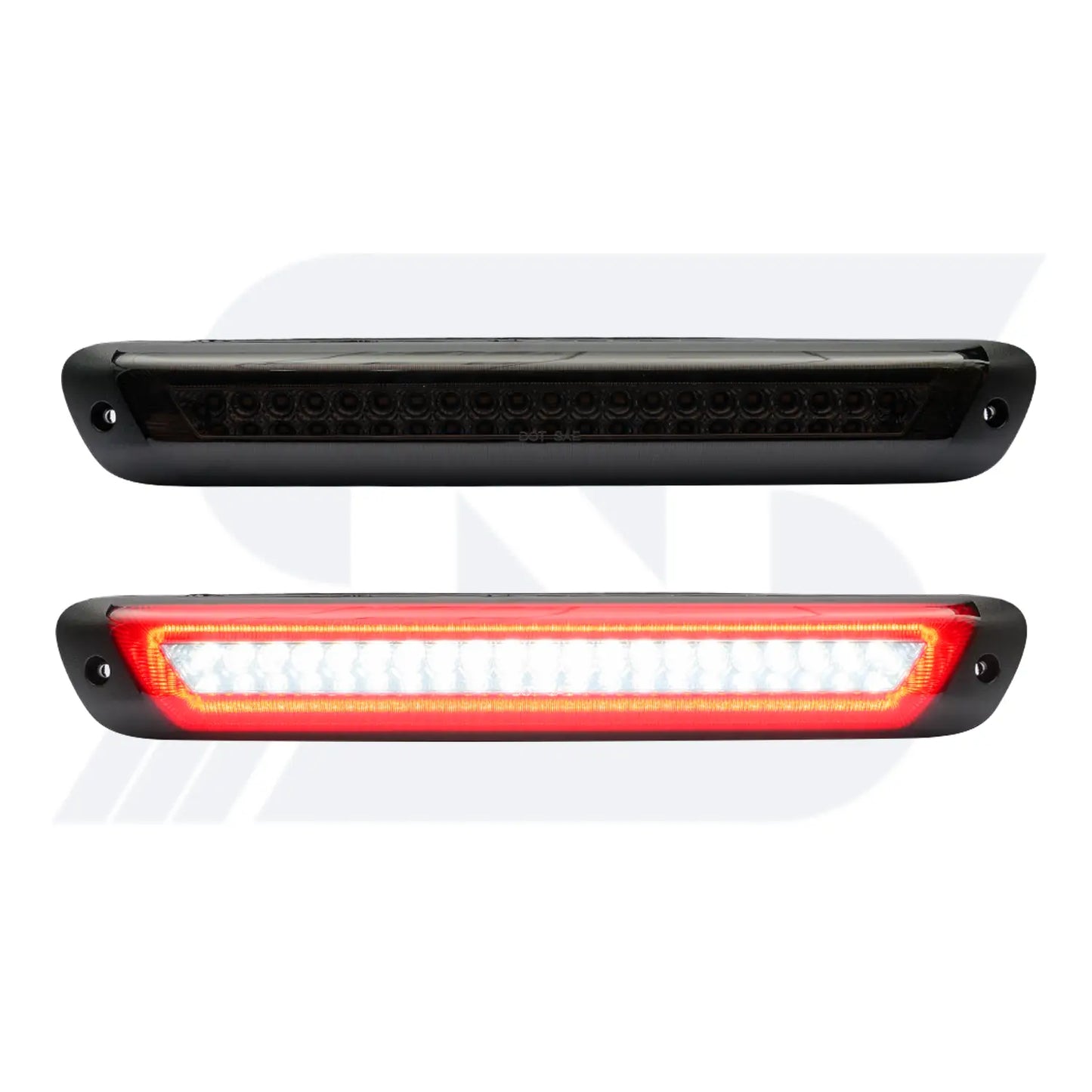 F1 Style Strobe Halo LED Third Brake Cargo Light for 2004-2012 Chevy Colorado, GMC Canyon