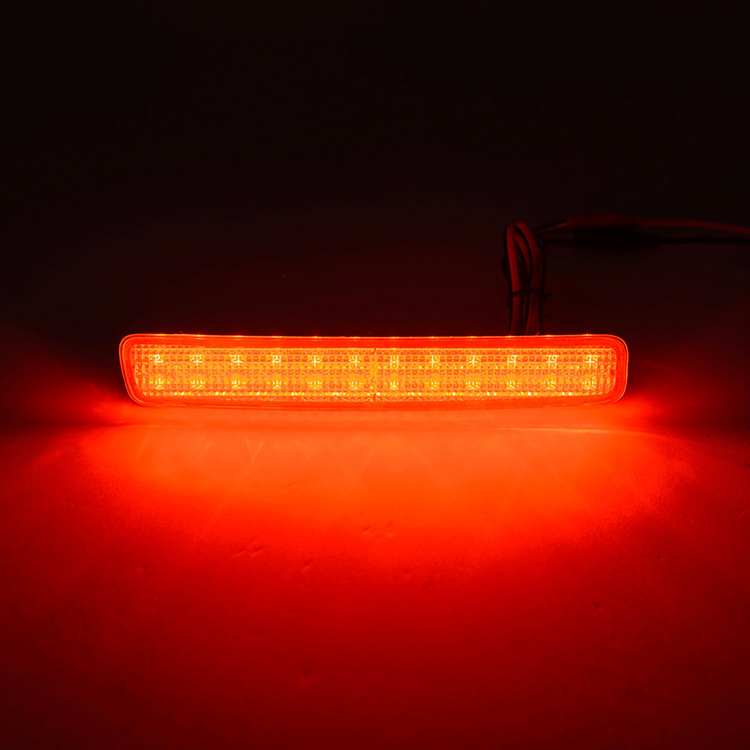 Red Lens LED Rear Bumper Reflector Lights For 2023+ Toyota GR Corolla, etc.