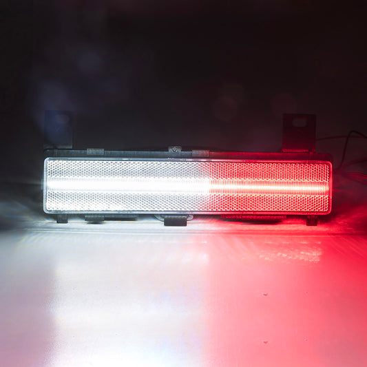 Clear Lens LED Rear Side Marker Lights For 1988-1996 Chevrolet Corvette C4 - NS Auto Lighting