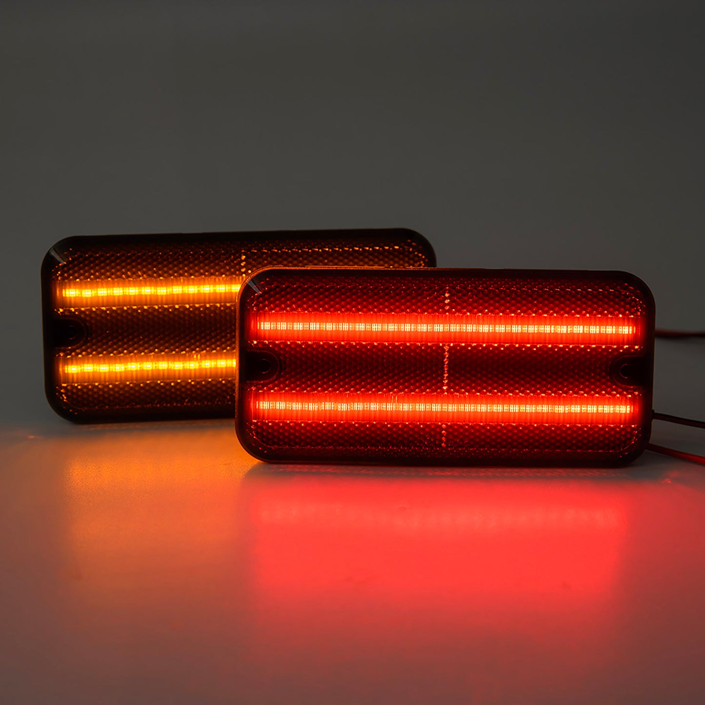 Smoked Lens LED Front & Rear Side Marker Lights For 1985-1996 Chevrolet Van, etc. - NS Auto Lighting