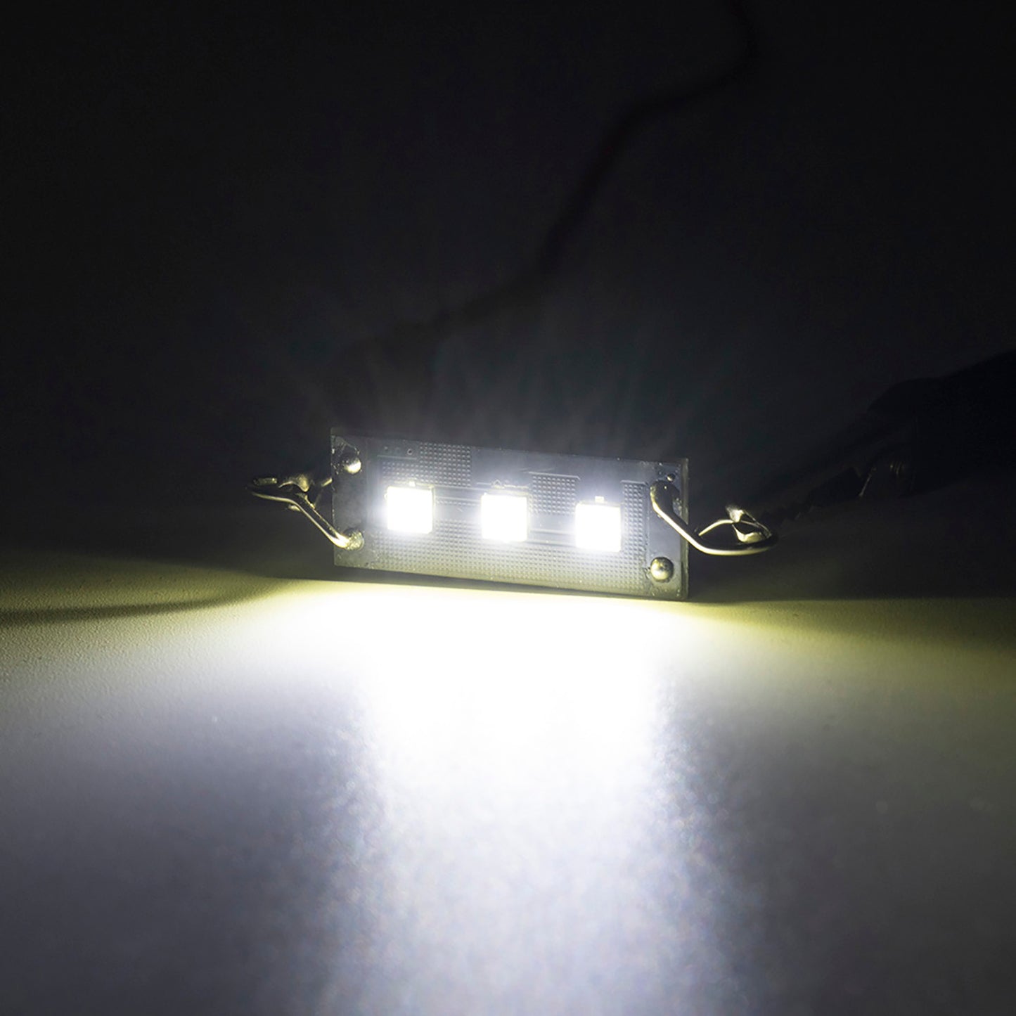 44mm 5050 3SMD Rigid Twisted Loop Festoon LED Interior Map Dome Reading Light Bulbs