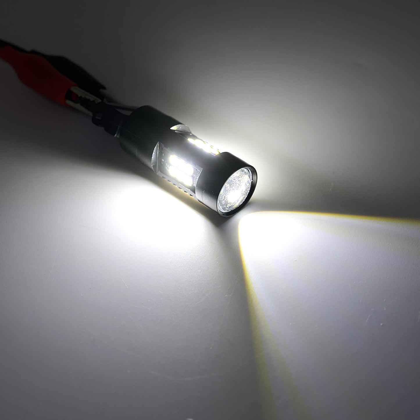 Ampoule de feux de jour à LED 3157 T25 pour Jeep Grand Cherokee WK2 Compass 2011-2013 3156 3056 3057, ampoule DRL super brillante avec projecteur, blanc xénon 7 000 K