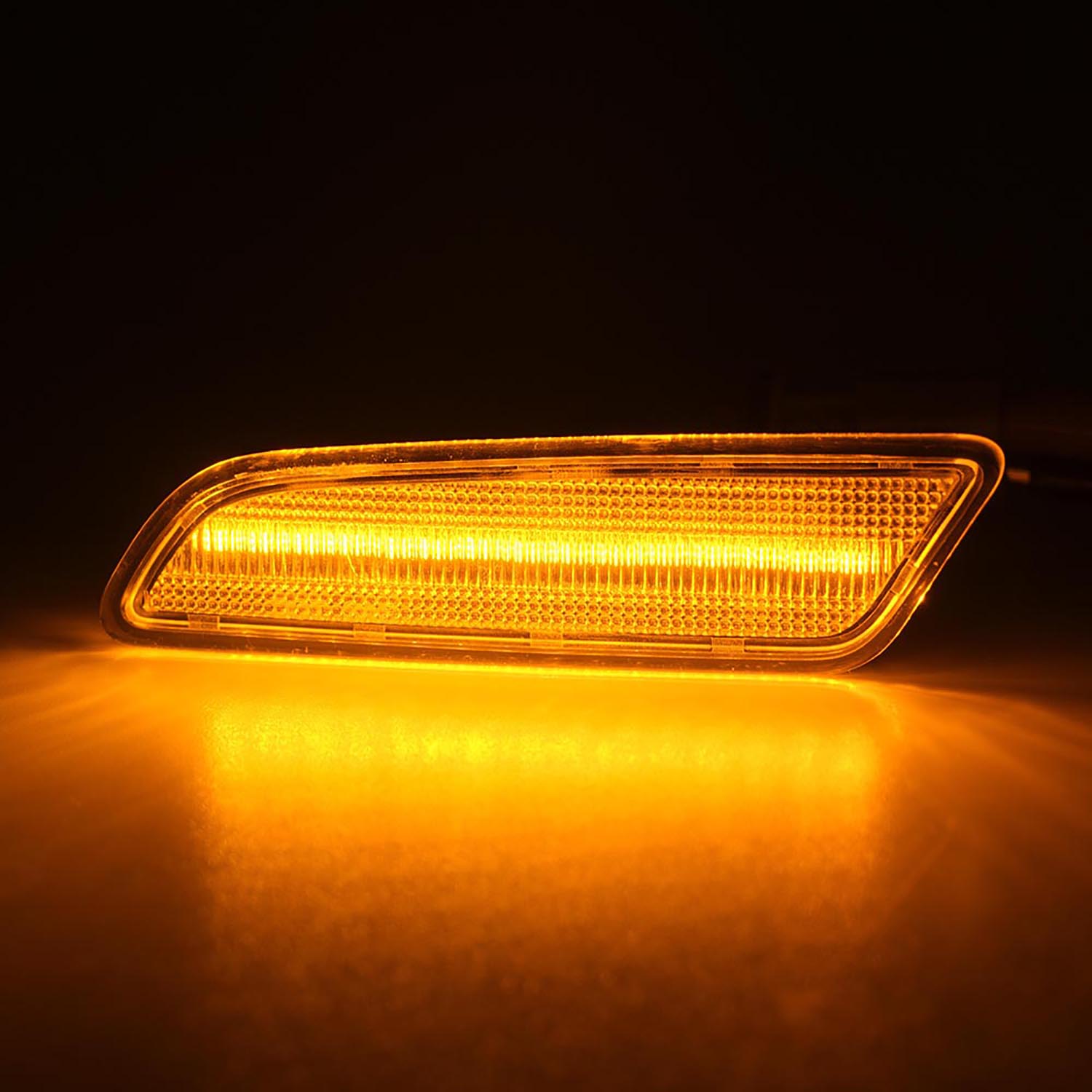 Clear Lens LED Front Bumper Side Marker Lights For 2020+ Hyundai Sonata - NS Auto Lighting