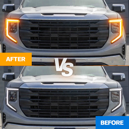 Switchback Amber DRL Override Mod for 2022+ GMC Sierra 1500 2500 3500 Refreshed