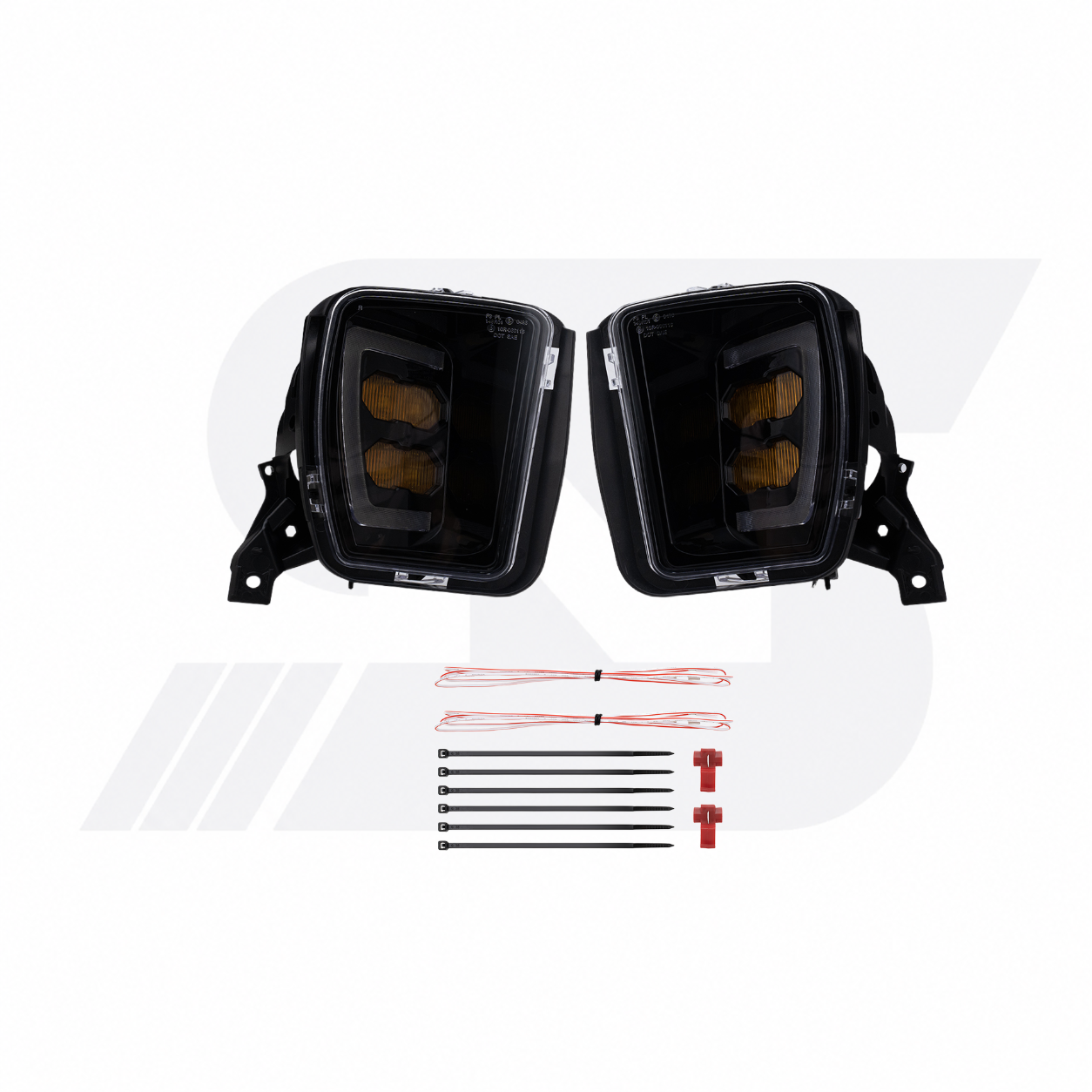 3‑in‑1 Lighting LED Fog Light with White & Yellow Lights For Dodge Ram 1500