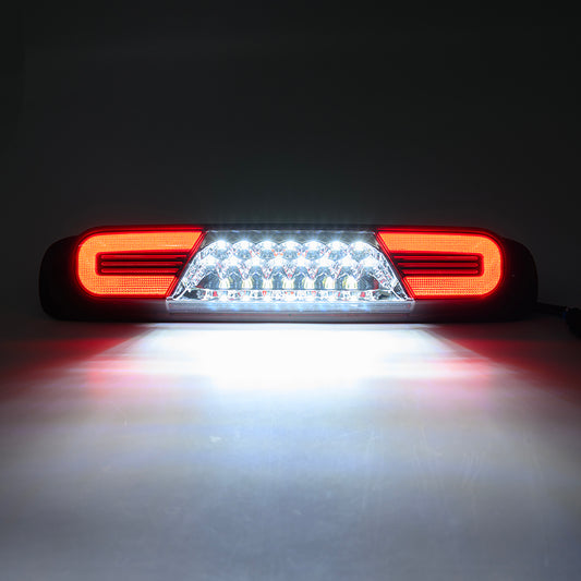 Red Lens Double C-Shaped LED Third Brake Light For 1999-2007 Chevrolet Silverado, GMC Sierra - NS Auto Lighting