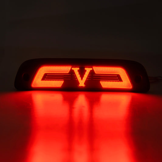 Smoked Lens Double C-Shaped LED Third Brake Light For 1995-2015 Toyota Tacoma - NS Auto Lighting