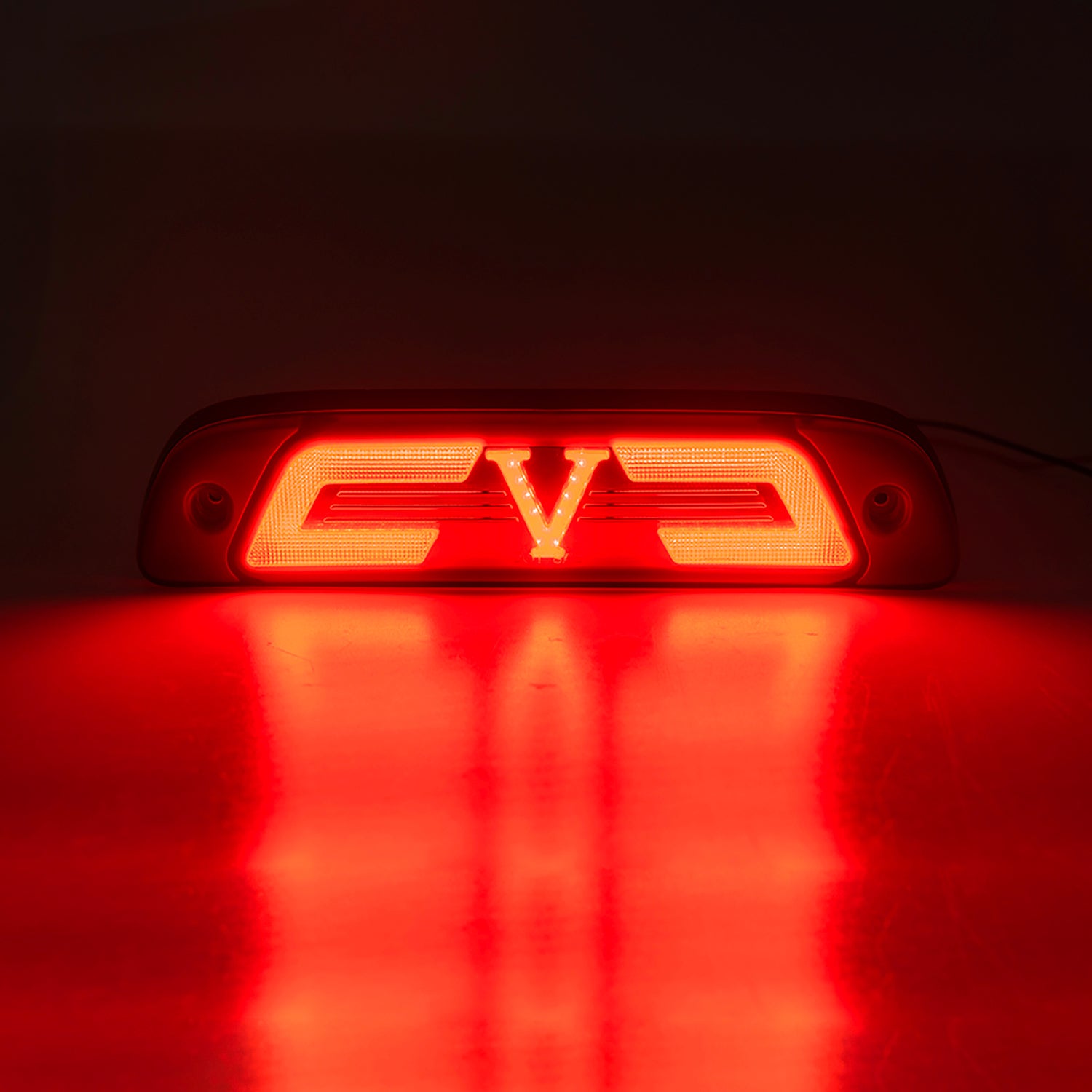 Red Lens Double C-Shaped LED Third Brake Light For 1995-2015 Toyota Tacoma - NS Auto Lighting