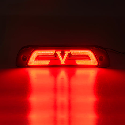 Red Lens Double C-Shaped LED Third Brake Light For 1995-2015 Toyota Tacoma - NS Auto Lighting