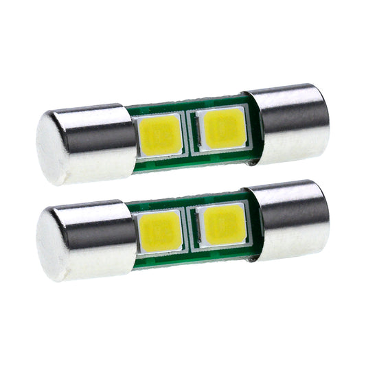 20mm 2835 Festoon LED Sun Visor Vanity Mirror Light Bulbs For 2004-2013 Nissan Titan, etc. - NS Auto Lighting
