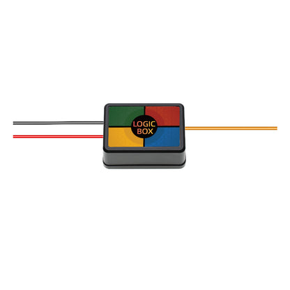 Module logique de troisième feu stop pour câblage de camionnette Kit de boîtier logique de troisième feu stop pour empêcher le troisième feu stop du camping-car/camion de clignoter lorsque les clignotants sont allumés