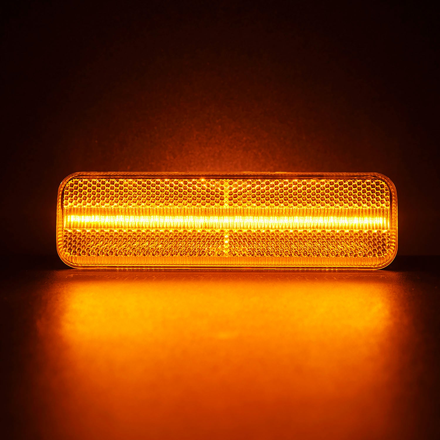 Clear Lens Amber LED Side Marker Lights For 1972-1993 Dodge Ram, etc. - NS Auto Lighting