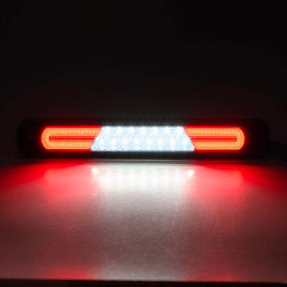Smoked Lens Double C-Shaped LED Third Brake Light For 1994-2000  Chevrolet GMC Sierra C/K Series - NS Auto Lighting
