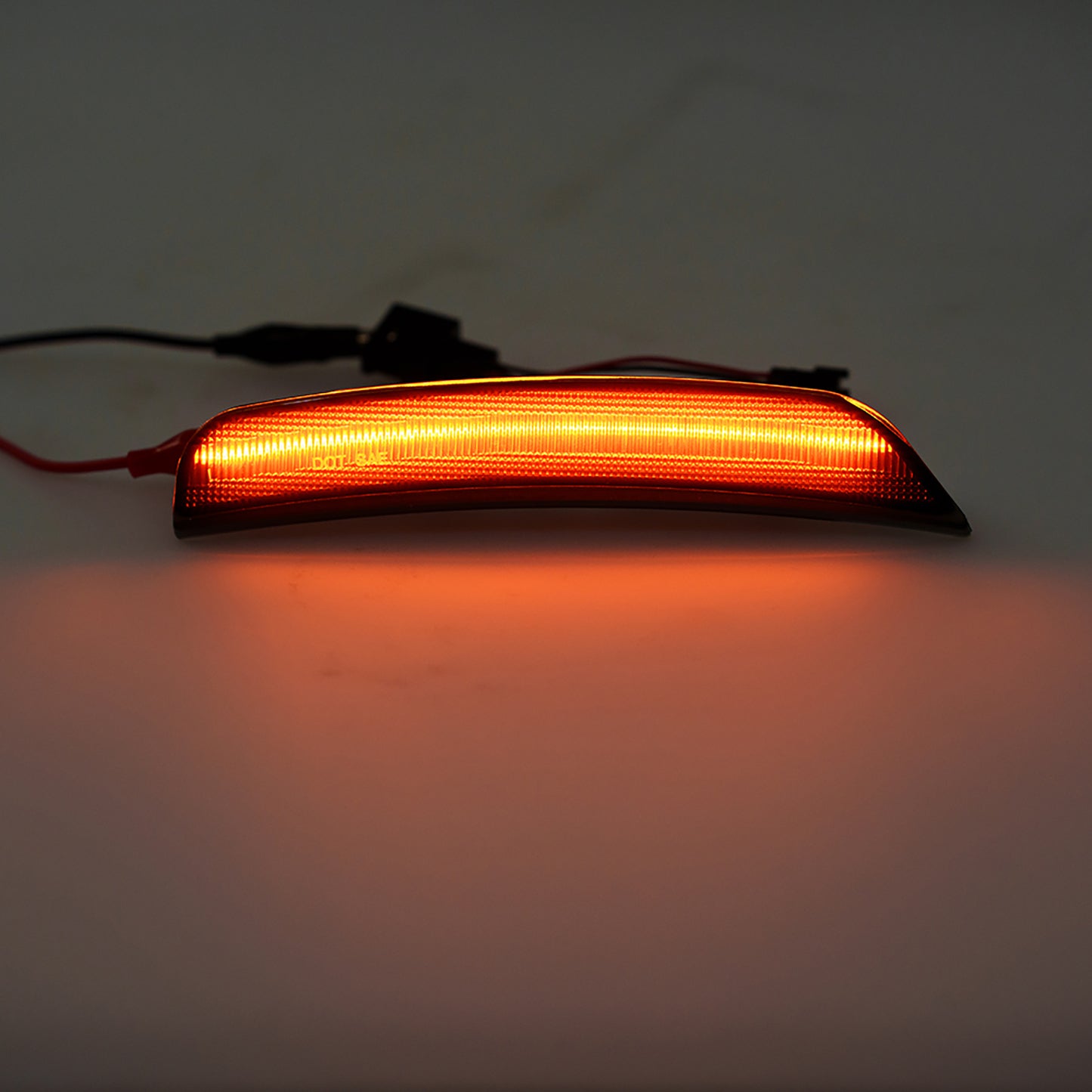 Bernsteinfarbene LED-Seitenmarkierungsleuchten mit getöntem Glas für Dodge Durango ab 2021