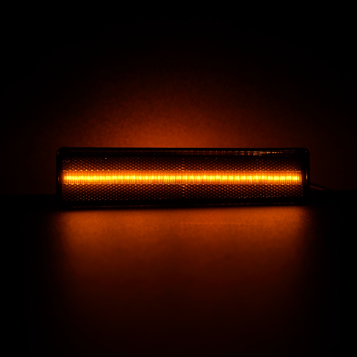 Smoked Lens Amber LED Front Side Marker Lights For 1980-1986 Ford F-Series, etc. - NS Auto Lighting
