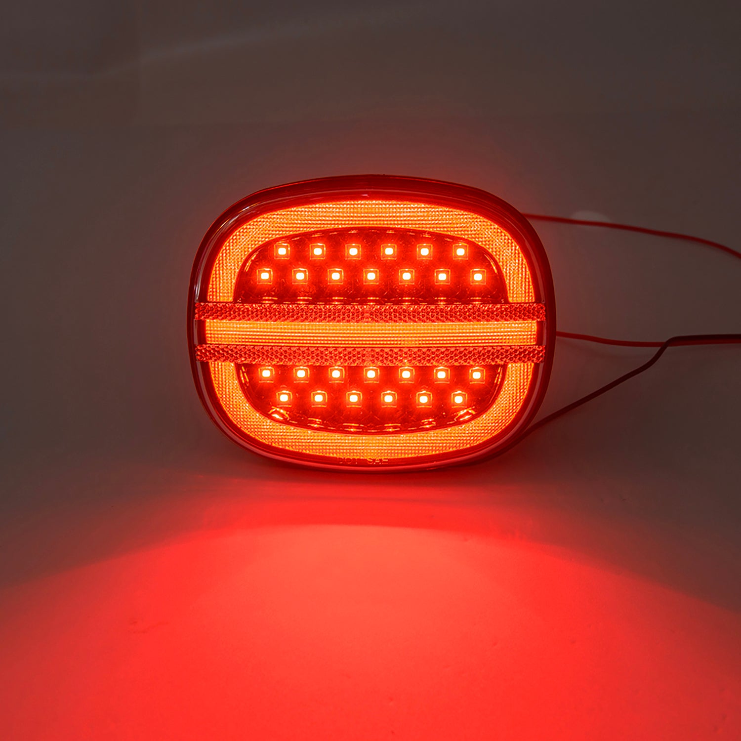 Clear Lens LED Halo Tail Light Assembly For 1991-1996 Chevrolet Corvette C4 - NS Auto Lighting