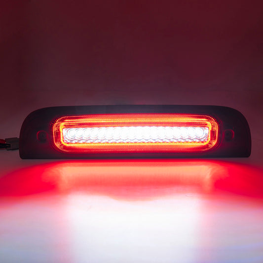 Red Lens F1 Style Strobe LED Third Brake Light For 2014-2019 Chevrolet Silverado, GMC Sierra - NS Auto Lighting