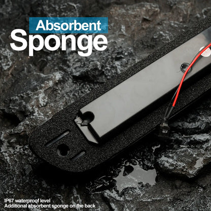 F1 Style Strobe Halo LED Third Brake Cargo Light for 2004-2012 Chevy Colorado, GMC Canyon