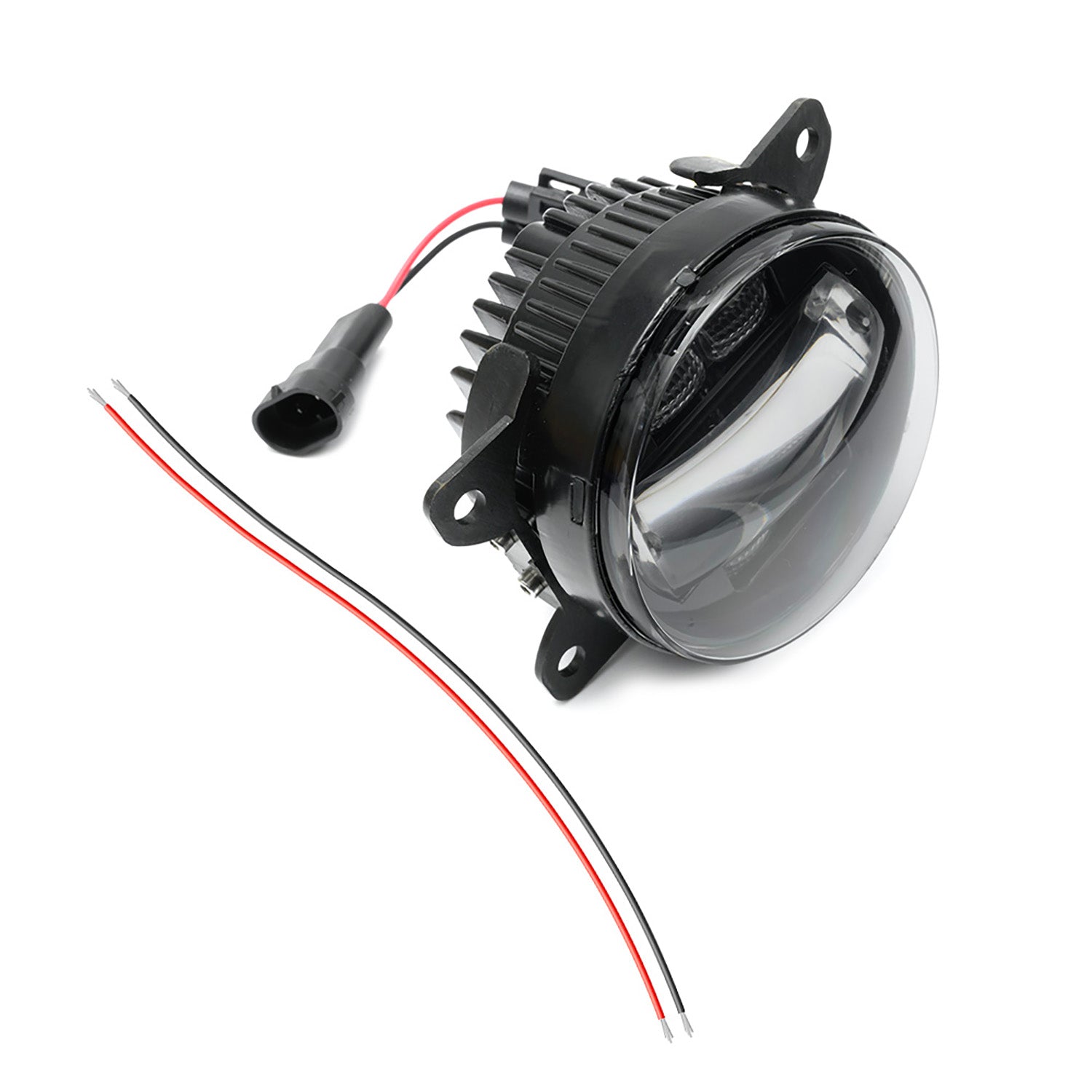 Smoked Lens Switchback LED Front Bumper Fog Light Assembly For Mercedes Benz and Smart - NS Auto Lighting