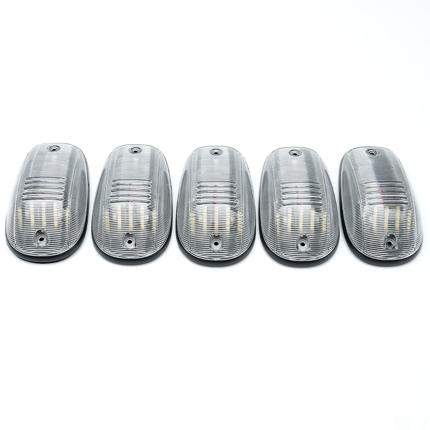 Clear Lens White LED Cab Roof Lights For 2003-2018 Dodge Ram, etc. - NS Auto Lighting