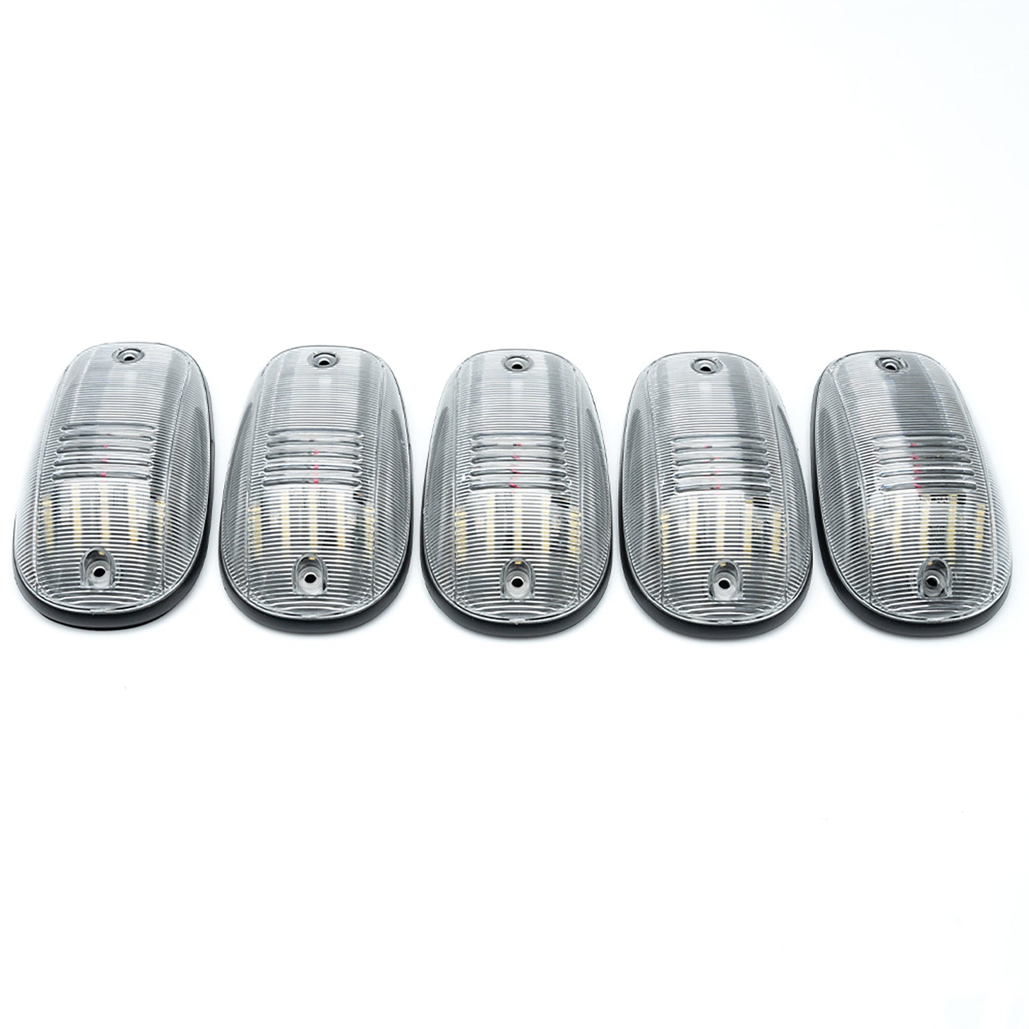Clear Lens White LED Cab Roof Lights For 2003-2018 Dodge Ram, etc. - NS Auto Lighting