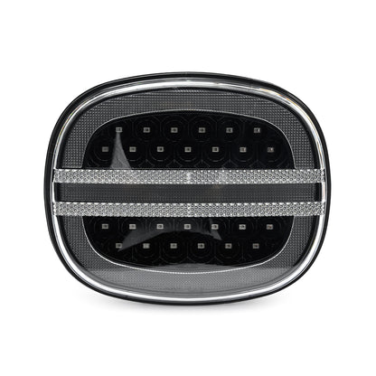Clear Lens LED Halo Tail Light Assembly For 1991-1996 Chevrolet Corvette C4 - NS Auto Lighting