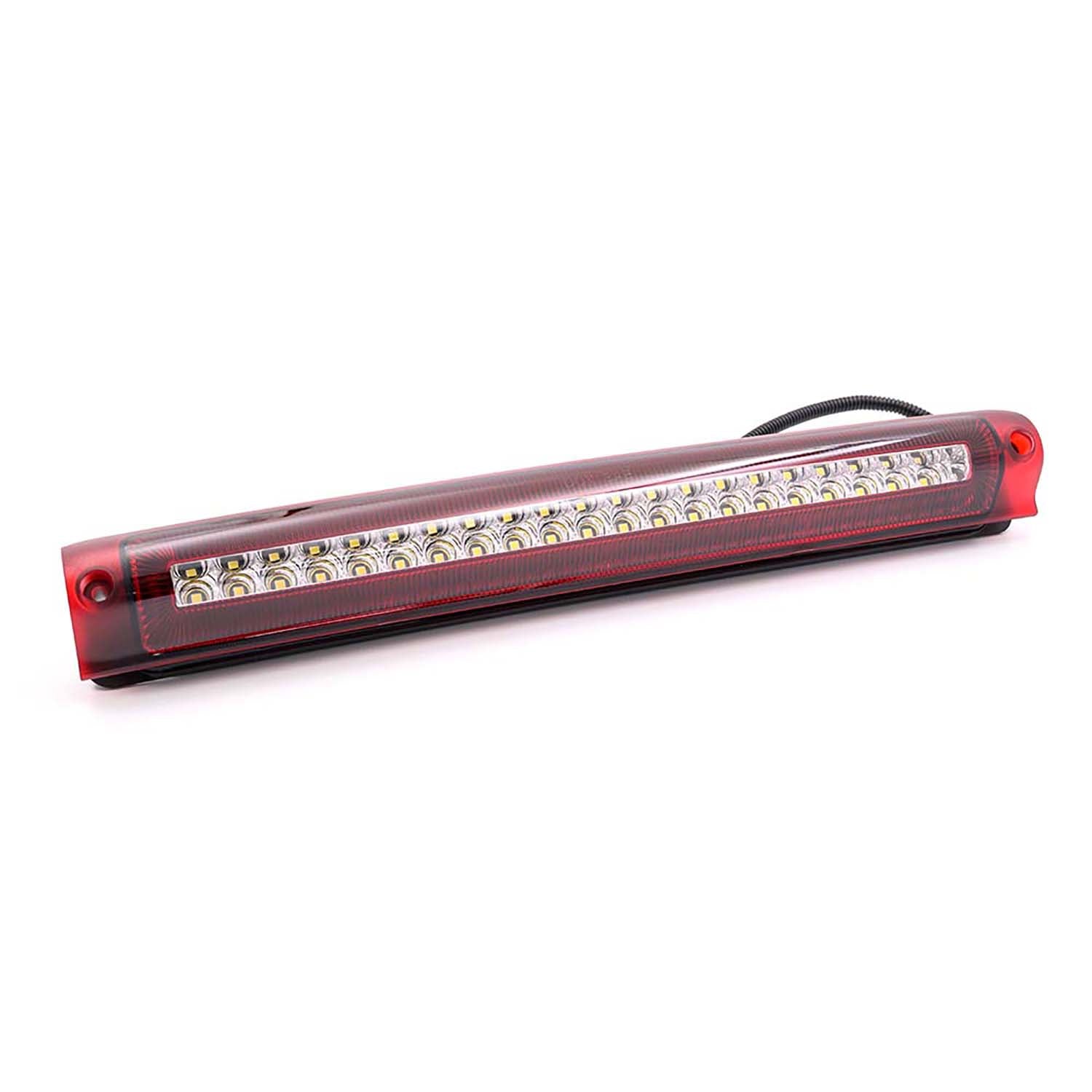 Red Lens F1 Style Strobe LED Third Brake Light For 1997-2003 Ford F150, etc. - NS Auto Lighting
