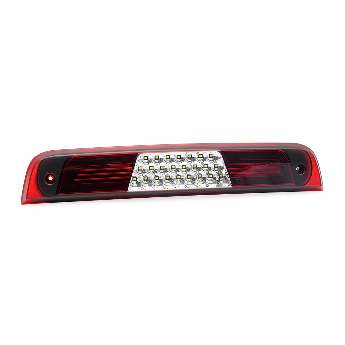 Red Lens Double C-Shaped LED Third Brake Light For 2019-2023 RAM 1500 - NS Auto Lighting