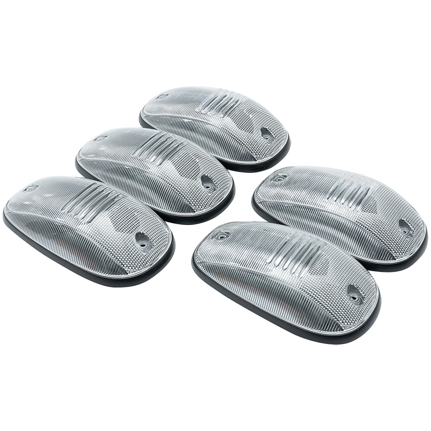 Clear Lens OEM Fit Cab Roof Light Housings For 2003-2018 Dodge Ram, etc. - NS Auto Lighting