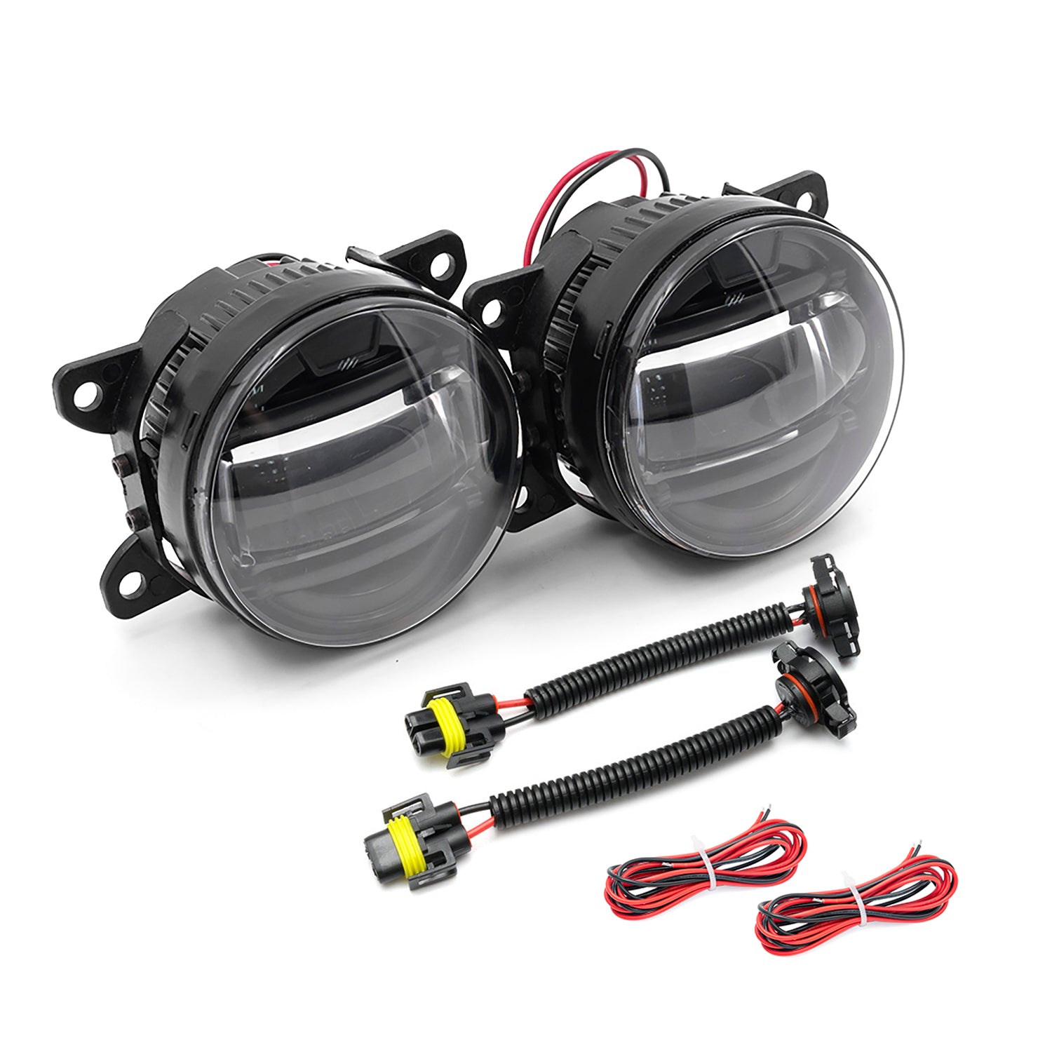 Smoked Lens White LED Front Bumper Fog Light Assembly For Peugeot and Citroen - NS Auto Lighting