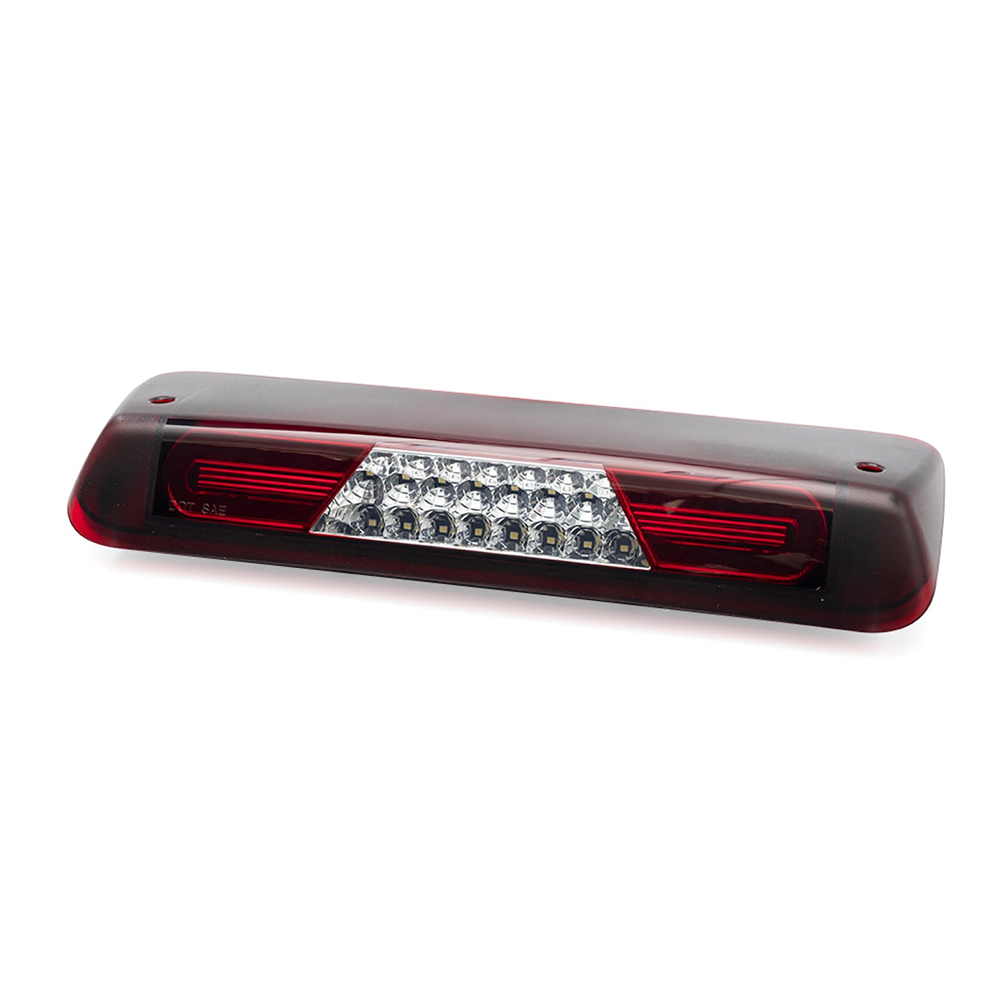 Red Lens Double C-Shaped LED Third Brake Light For 2004-2008 Ford F150, etc. - NS Auto Lighting