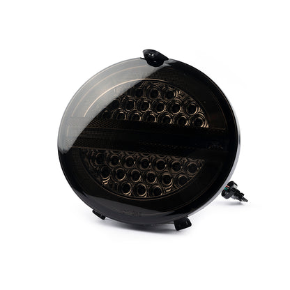 Smoked Lens LED Halo Tail Light Assembly For 2005-2013 Chevrolet Corvette C6 - NS Auto Lighting